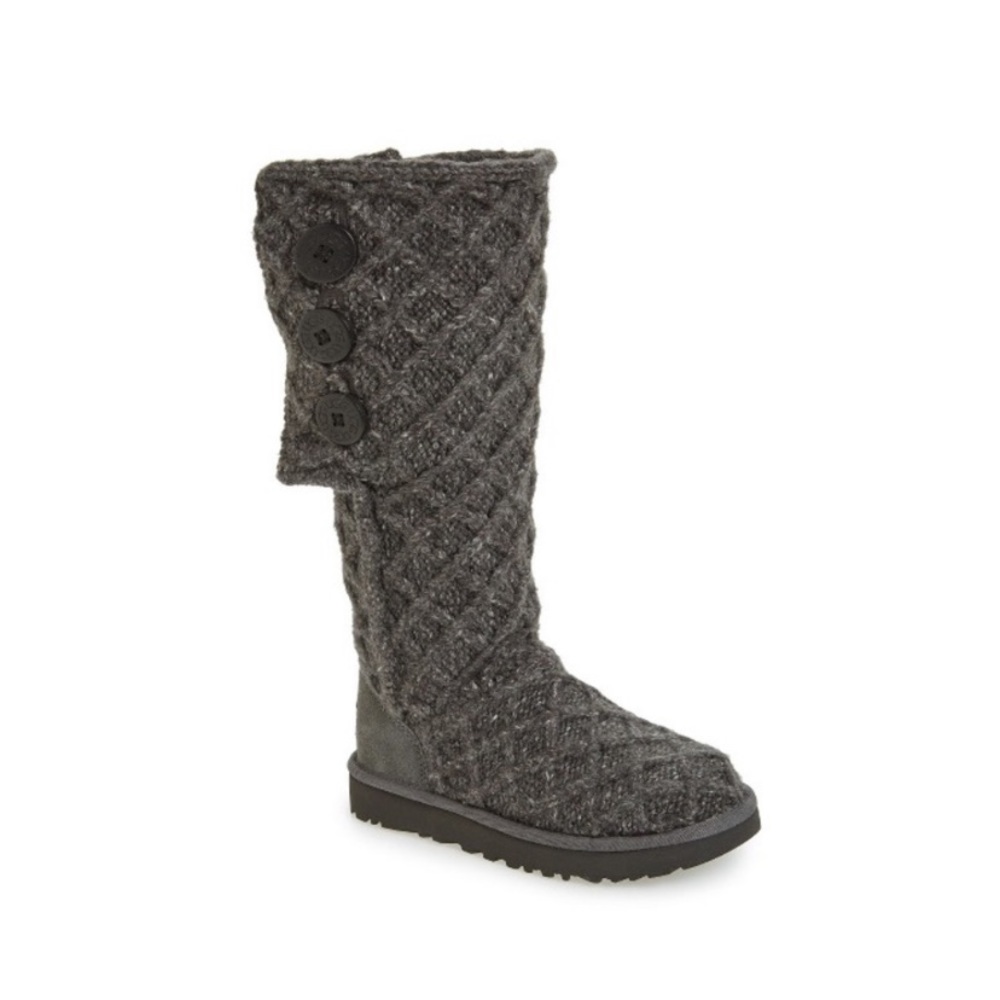 UGG Knit Button Boots